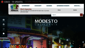 What Modestogov.com website looked like in 2021 (3 years ago)