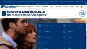 What Moneyfacts.co.uk website looked like in 2021 (3 years ago)
