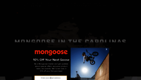 What Mongoose.com website looked like in 2021 (3 years ago)