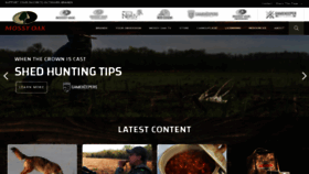 What Mossyoak.com website looked like in 2021 (4 years ago)