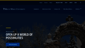 What Mtmercy.edu website looked like in 2021 (3 years ago)