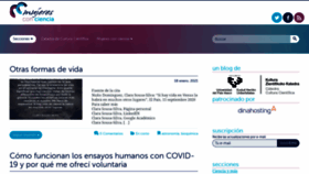 What Mujeresconciencia.com website looked like in 2021 (3 years ago)