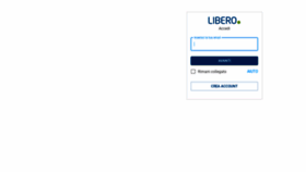 What Mail1.libero.it website looked like in 2021 (3 years ago)