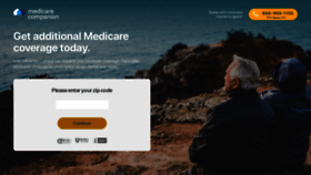 What Medicarecompanion.org website looked like in 2021 (3 years ago)