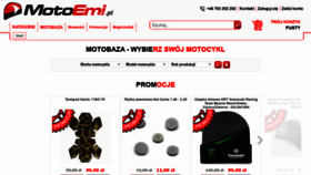 What Motoemi.pl website looked like in 2021 (3 years ago)