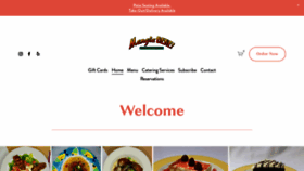What Mangiabenecucina.com website looked like in 2021 (3 years ago)
