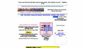 What Melodiesofprayer.com website looked like in 2021 (3 years ago)