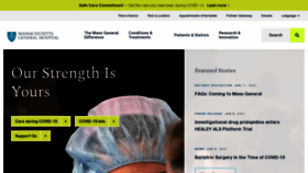 What Mgh.harvard.edu website looked like in 2021 (3 years ago)