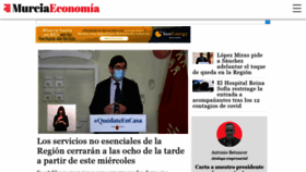 What Murciaeconomia.com website looked like in 2021 (3 years ago)