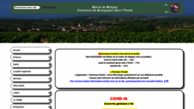 What Mairie-maligny-89.fr website looked like in 2021 (3 years ago)