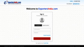 What Members.exportersindia.com website looked like in 2021 (3 years ago)