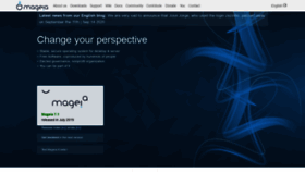 What Mageia.org website looked like in 2021 (4 years ago)
