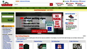 What Myparkingsign.com website looked like in 2021 (3 years ago)