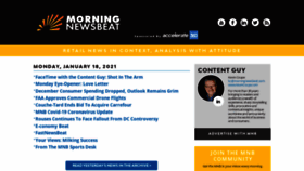 What Morningnewsbeat.com website looked like in 2021 (3 years ago)