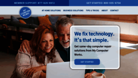 What Mycomputerworks.com website looked like in 2021 (4 years ago)
