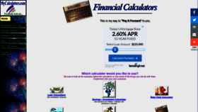 What Mycalculators.com website looked like in 2021 (3 years ago)