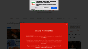 What Manusmenu.com website looked like in 2021 (3 years ago)