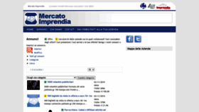 What Mercatoimprendia.it website looked like in 2021 (3 years ago)