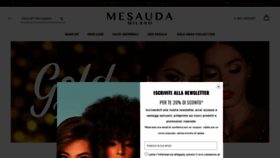 What Mesaudacosmetics.it website looked like in 2021 (3 years ago)
