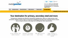 What Metaljunction.com website looked like in 2021 (3 years ago)