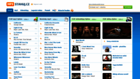 What Mp3stahuj.cz website looked like in 2021 (3 years ago)