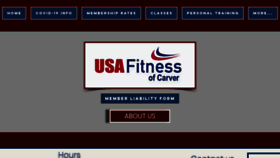 What Myusafitness.com website looked like in 2021 (3 years ago)