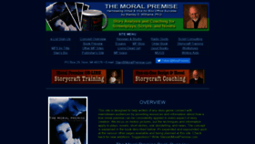 What Moralpremise.com website looked like in 2021 (3 years ago)