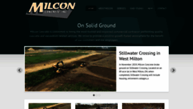 What Milcon-inc.com website looked like in 2021 (3 years ago)
