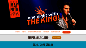 What Mayfieldtheatre.ca website looked like in 2021 (3 years ago)
