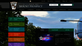 What Mountprospect.org website looked like in 2021 (3 years ago)