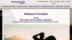 What Mediacom-studio.fr website looked like in 2021 (4 years ago)