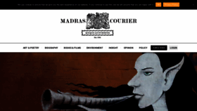 What Madrascourier.com website looked like in 2021 (3 years ago)