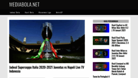 What Mediabola.net website looked like in 2021 (3 years ago)