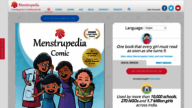 What Menstrupedia.com website looked like in 2021 (3 years ago)
