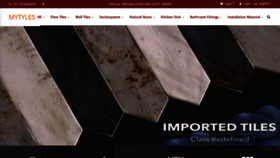 What Mytyles.com website looked like in 2021 (5 years ago)