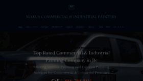 What Makuscontracting.ca website looked like in 2021 (3 years ago)