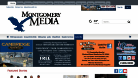 What Montgomerynews.com website looked like in 2021 (3 years ago)