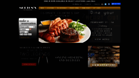 What Mortons.com website looked like in 2021 (3 years ago)