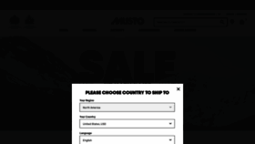 What Musto.com website looked like in 2021 (3 years ago)