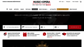 What Music-opera.com website looked like in 2021 (3 years ago)