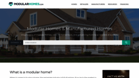 What Modularhomes.com website looked like in 2021 (3 years ago)