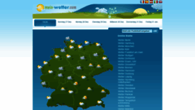 What Mein-wetter.com website looked like in 2021 (3 years ago)