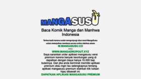What Mangasusu.info website looked like in 2021 (3 years ago)