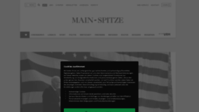 What Main-spitze.de website looked like in 2021 (3 years ago)