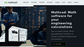 What Mathcad.com website looked like in 2021 (3 years ago)