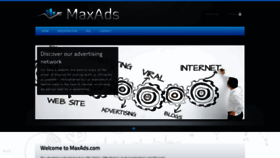 What Maxads.com website looked like in 2021 (3 years ago)