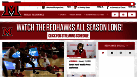 What Miamiredhawks.com website looked like in 2021 (3 years ago)