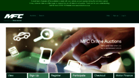 What Mfcauctions.co.za website looked like in 2021 (3 years ago)