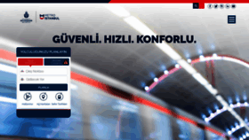 What Metro.istanbul website looked like in 2021 (3 years ago)