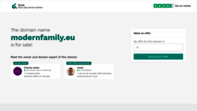 What Modernfamily.eu website looked like in 2021 (3 years ago)